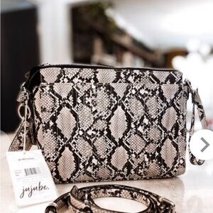 JUJUBE Day-2-Night Snakeskin Crossbody Bag